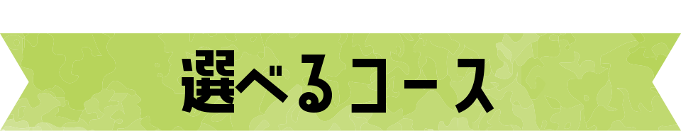 選べる3コース