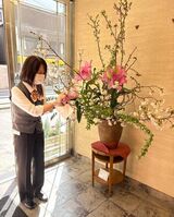 フロントのお花