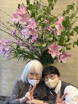 フロントのお花