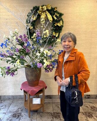 フロントのお花