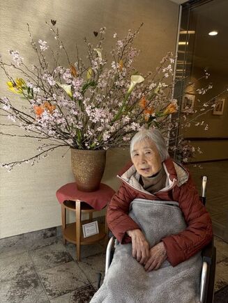 フロントのお花