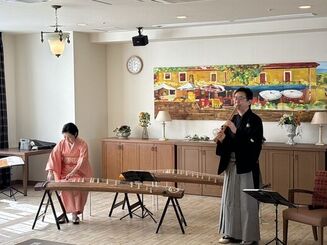 お琴、尺八の演奏会