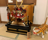 五月人形を飾りました