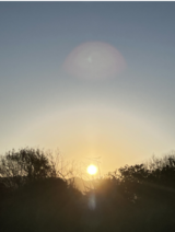 ゲストハウスから見える初日の出