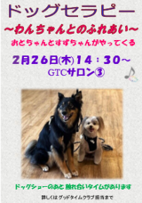 ドッグセラピー～わんちゃんとのふれあい～