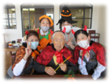 ハロウィンの楽しいオバケさん