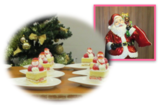 クリスマスケーキと生演奏