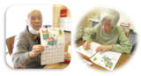 年末のご様子　塗り絵に全集中