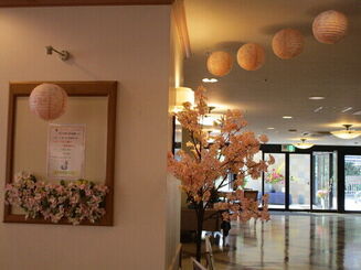 春爛漫　レストランでお花見？