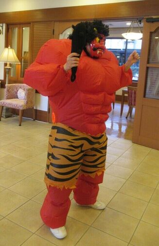 節分　～ゲストハウスの鬼退治～