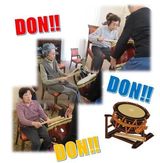 太鼓を叩いて･･･