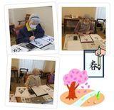 春の書道