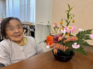 花のような笑顔に