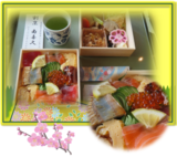 お届けランチ～春の海鮮ちらし～