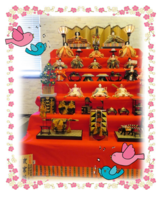 館内のおひなさま