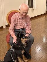 かわいいワンちゃんとふれあうドッグセラピー♪