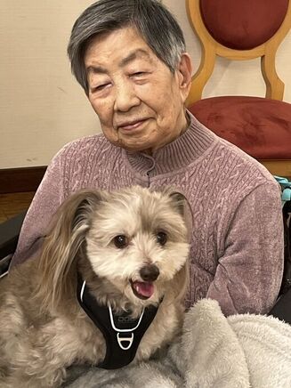 癒やしのひととき、ドッグセラピー♪