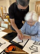 今月の書道教室