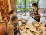 クッキングスタジオでワッフル作り♪