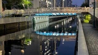橋のライトアップ