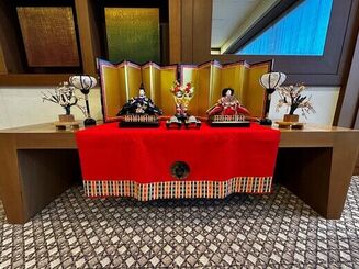 ひな祭りの設え