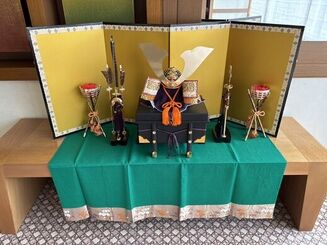 五月人形と初夏の設え