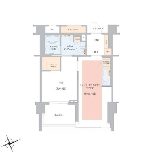 PTA芝浦IL610号室間取り図_掃除.jpg